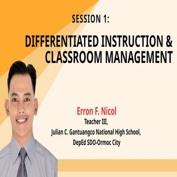 Differentiated Instruction and Classroom Management.pptx