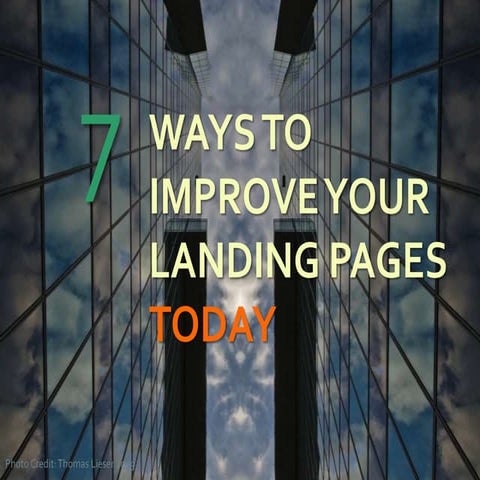 How to Improve Your Landing Page Optimization | Landing Page Testing