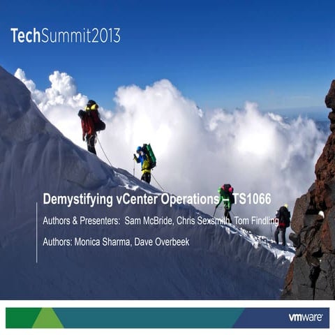 Demystifying vCenter Operations Easily Now | PPTX