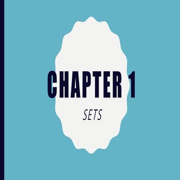 Sets