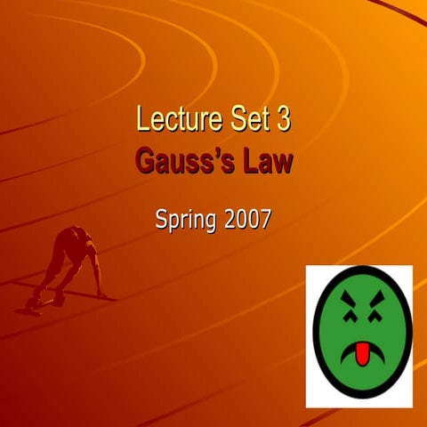 Set No. 2. Gauss's Law and its applications