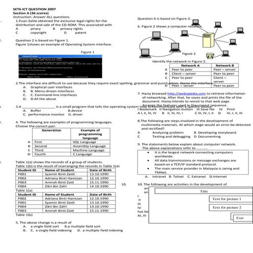 Set6 ict-question | PDF