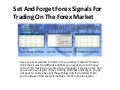 Set and forget forex signals