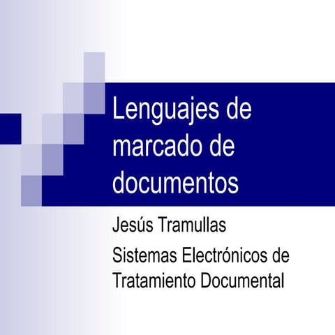 Lenguajes de marcado