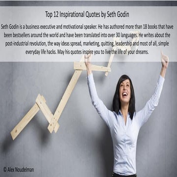 12 Inspirational Seth Godin Quotes | Alex Noudelman