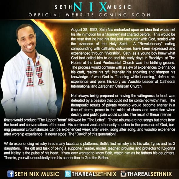 Seth Nix- Gospel Artist | PDF