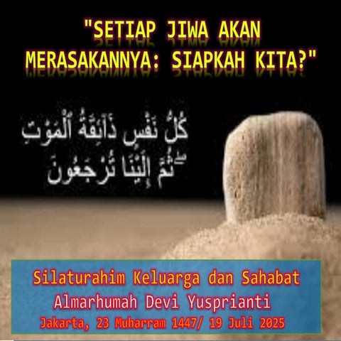 Setiap Jiwa Akan Merasakannya, Siapkah Kita.pdf