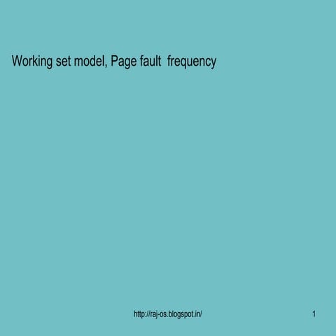 Set model and page fault.44