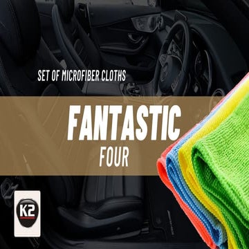 K2 SET OF 4 MICROFIBER CLOTHS