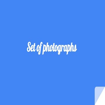 Set of Photos