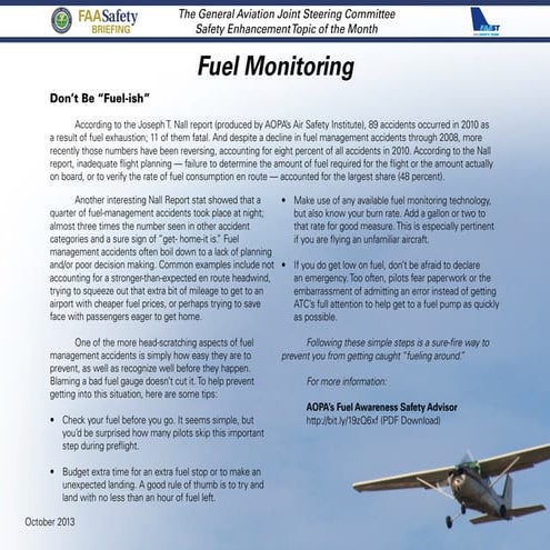 Fuel Monitoring