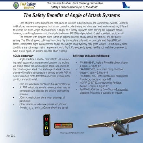 The Safety Benefits of Angle of Attack Systems