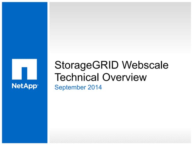 Se training   storage grid webscale technical overview