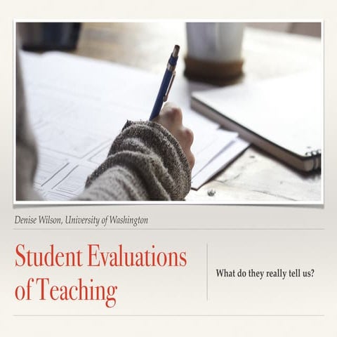 What do Student Evaluations of Teaching Really Measure?