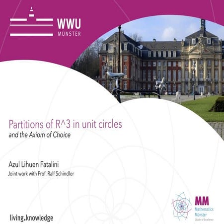 Partitions or R³ in unit circles and the Axiom of Choice | PDF