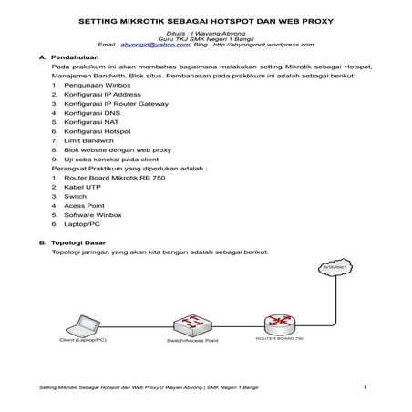 Setting hotspot-web-proxy-mikrotik