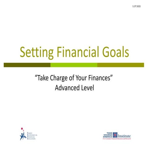 Setting Financial Goals Presentation