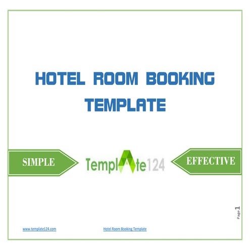 Hotel Booking System by Template124