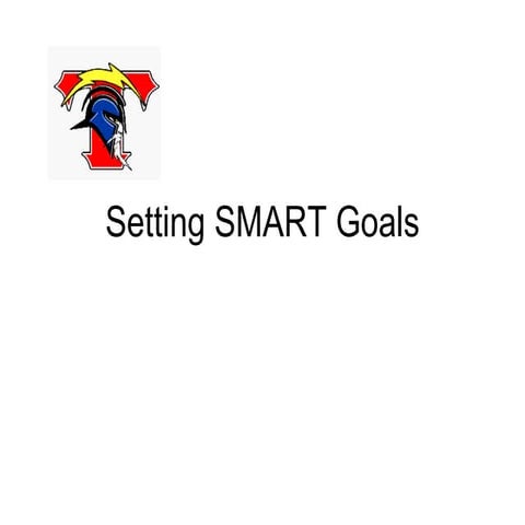 Setting smart goals