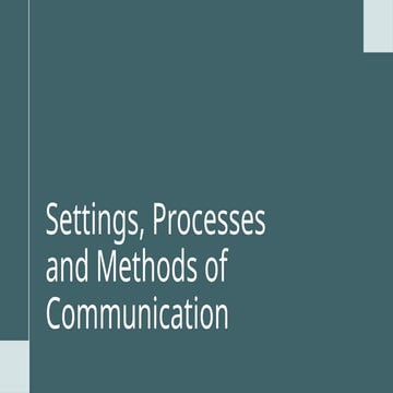 Settings, Processes and Methods of Communication.pptx