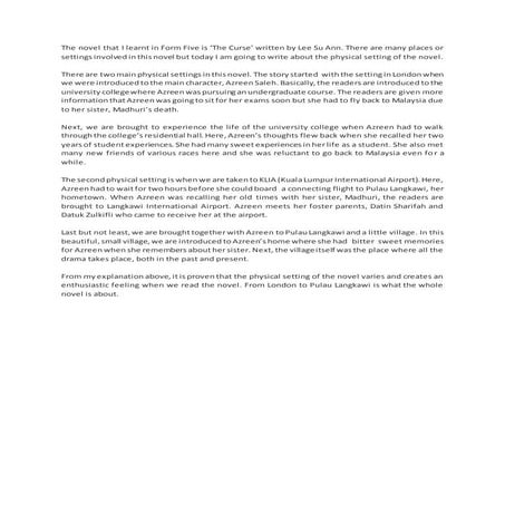 Setting the curse form 5