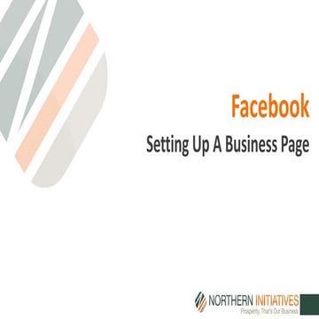 Setting up a facebook business page