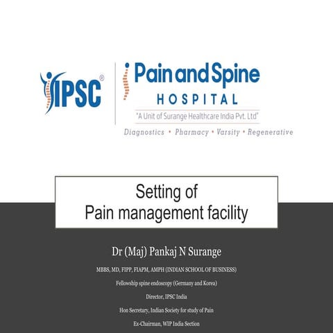 Setting up of Pain management facility .pptx