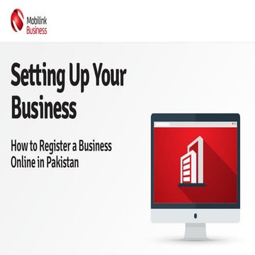 Setting Up Your Business: How to Register a Business Online in Pakistan
