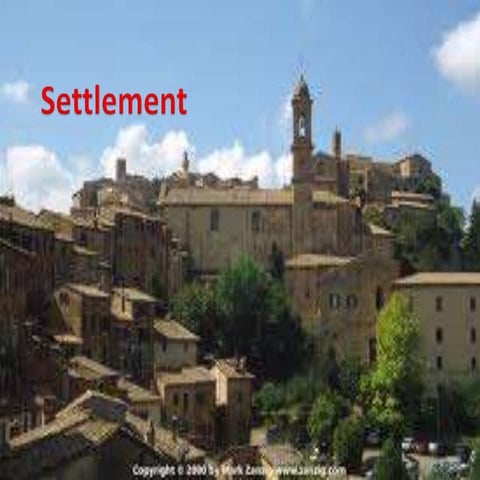 Settlement