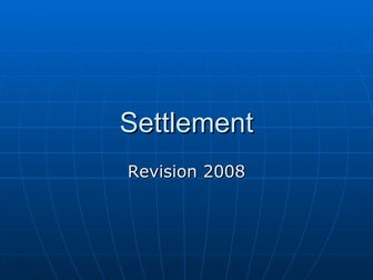 Settlement Revision Hobart High 2008