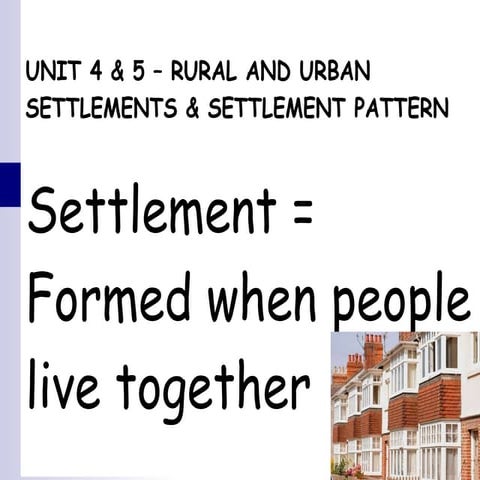 Settlement