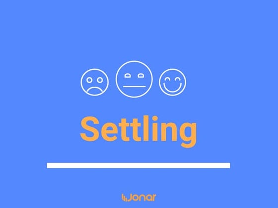 Settling