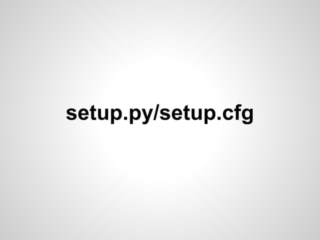 Setup.pysetup.cfg