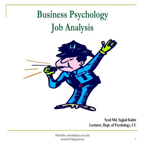 Job Analysis | PPT