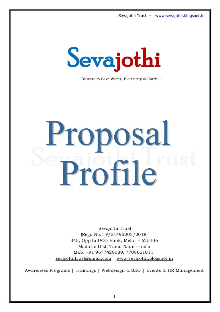 Sevajothi Trust Profile18