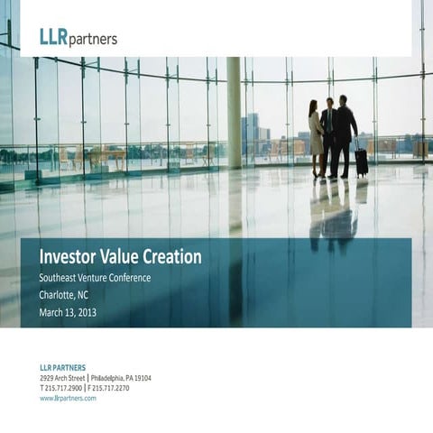 Private Equity Investor Value Creation