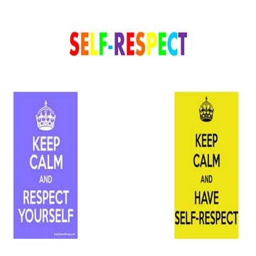 Self-Respect