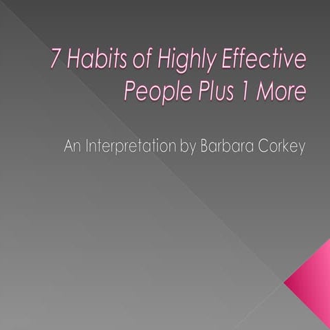 This is the Seven-Habits of highly effective people.ppt