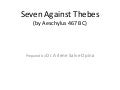 Seven against thebes