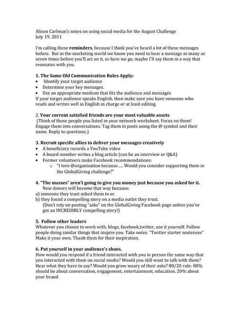 Seven challenge tips | PDF