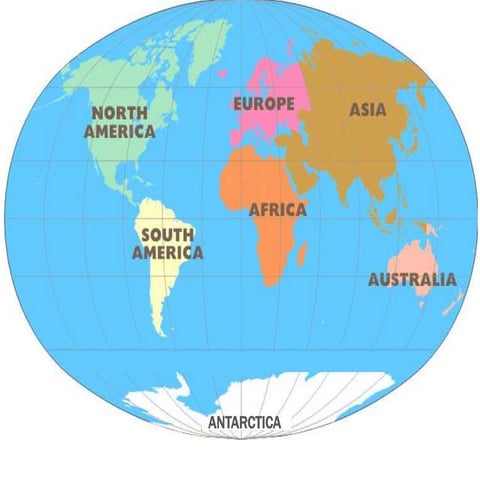 Do you know how to spell and locate the seven continents?