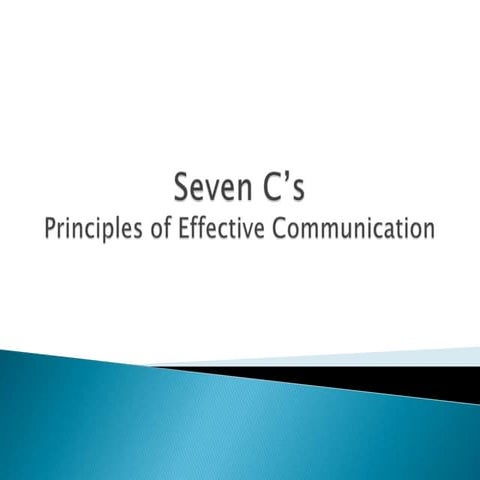 Seven c’s 