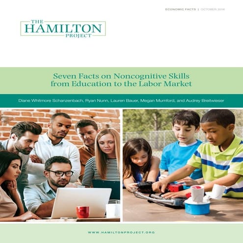 Seven facts noncognitive skills education labor market
