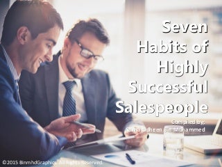 7 Habits of Highly Effective Salespeople
