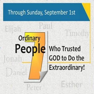 Seven people  - peter (july 14, 2013)