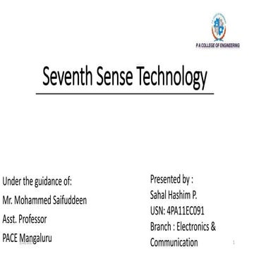 Seventh sense by Sahal Hash