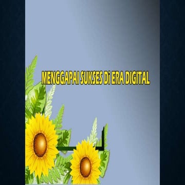 SUKSES BELAJAR DI ERA DIGITAL - Djoko AW