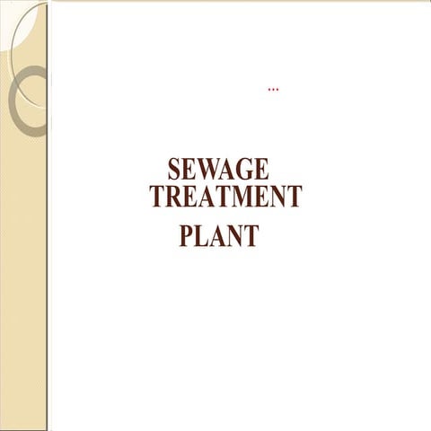 water treatment plant ppt | PPSX