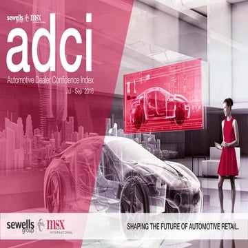 Sewells MSXI Automotive Dealer Confidence Index (Jul to Sep 2016 Quarter)