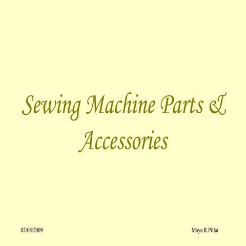 Sewing machine attachments